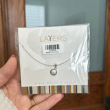 Classic Pearl Silver Layers Necklace