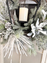 32" Frosty Winters Night Wreath