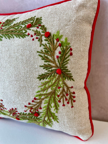 Wreath Icon Mini Pillow