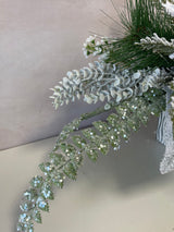 33" Frosted Snowdrop Centerpiece