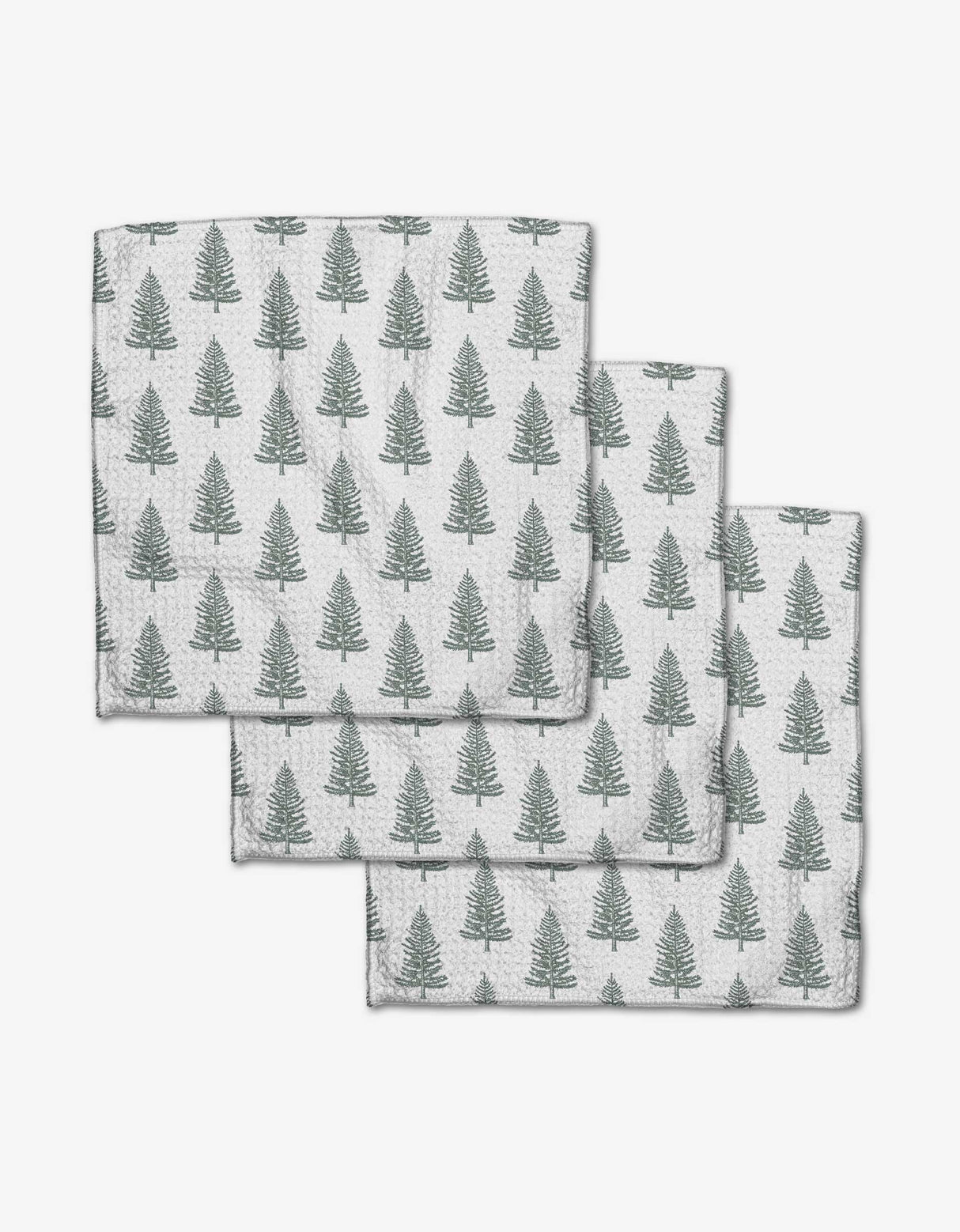 Frosted Trees Dishcloth Set