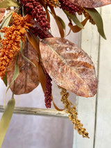 24" Foggy Mixed Fall Wreath