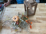 Lantern w/ Pumpkin Accent Swag Kit