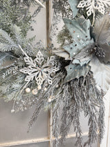 25" Frosted Elegance Wreath