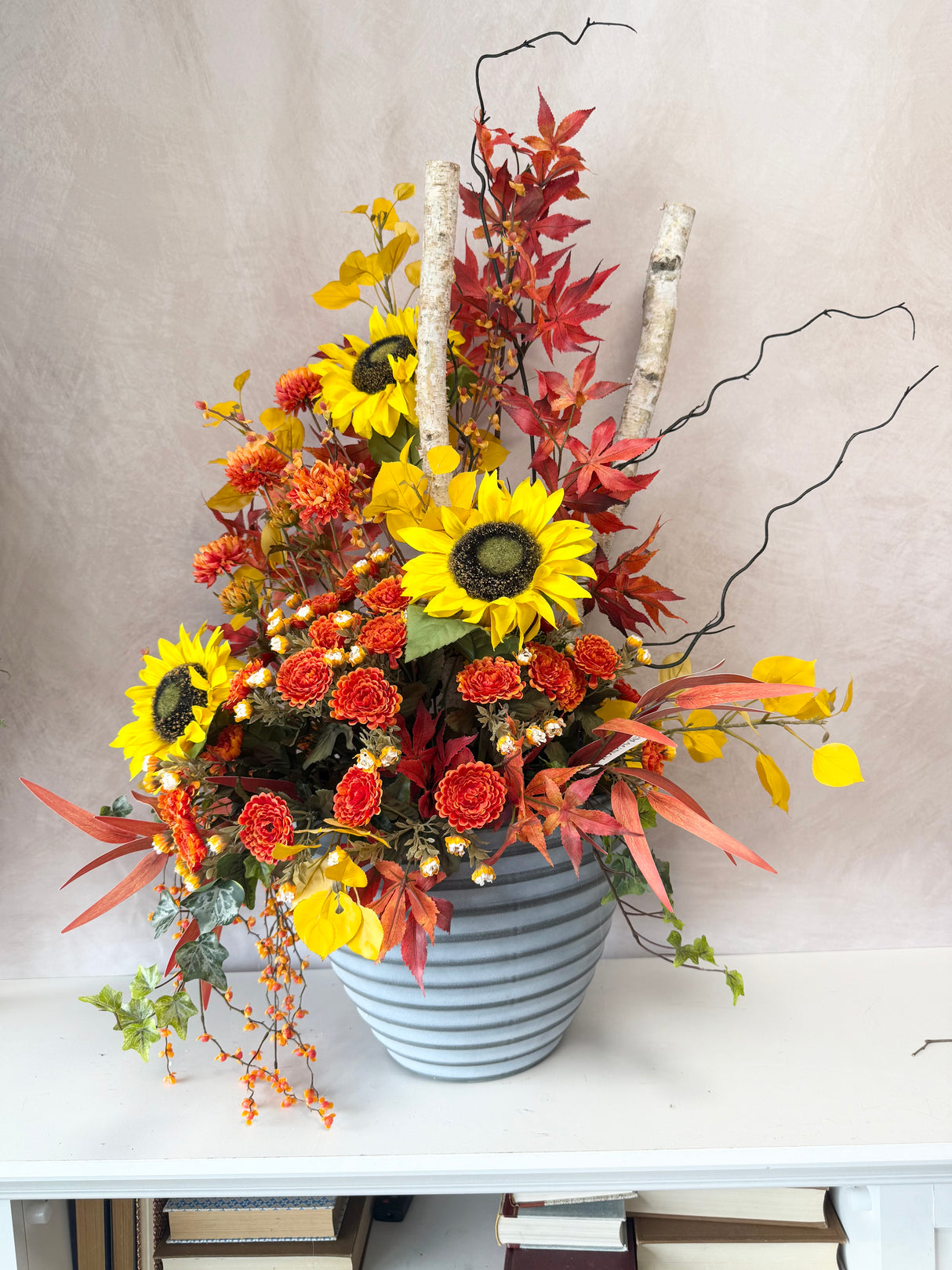 41" Autumn In New York Porch Pot