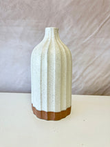 Small Rockland Ribbed Vase