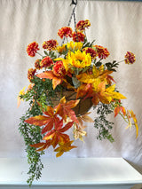 33" Forever Fall Hanging Basket