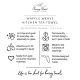 Pumpkin Fall Botanical Floral Tea Towel