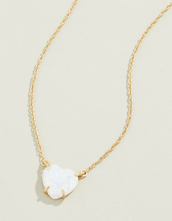 Opaline Heart Necklace