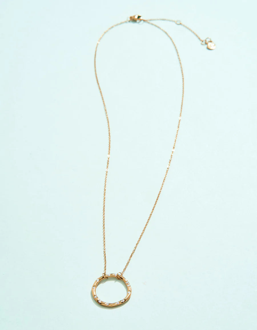 Splash Crystal Endless Necklace