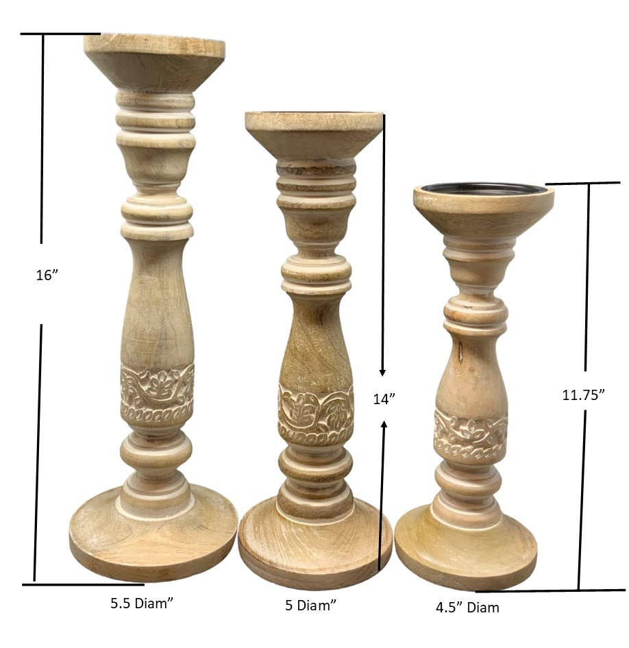 Charleston Candleholders Set of 3