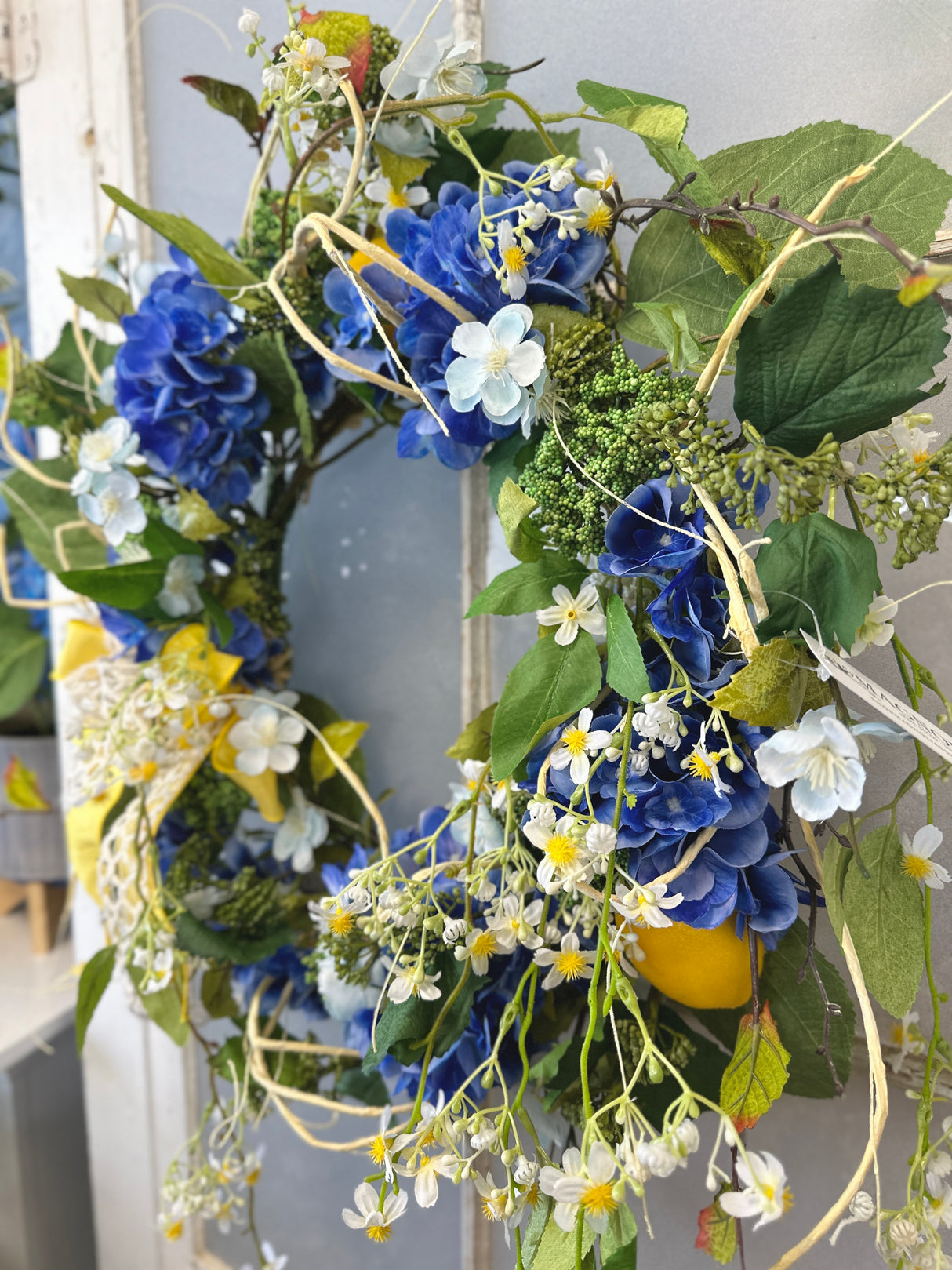 22" Lemon Drop Wreath