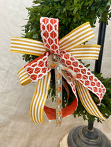 8" Mini Pumpkin Bow