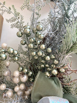 24" Celestial Winter Wreath