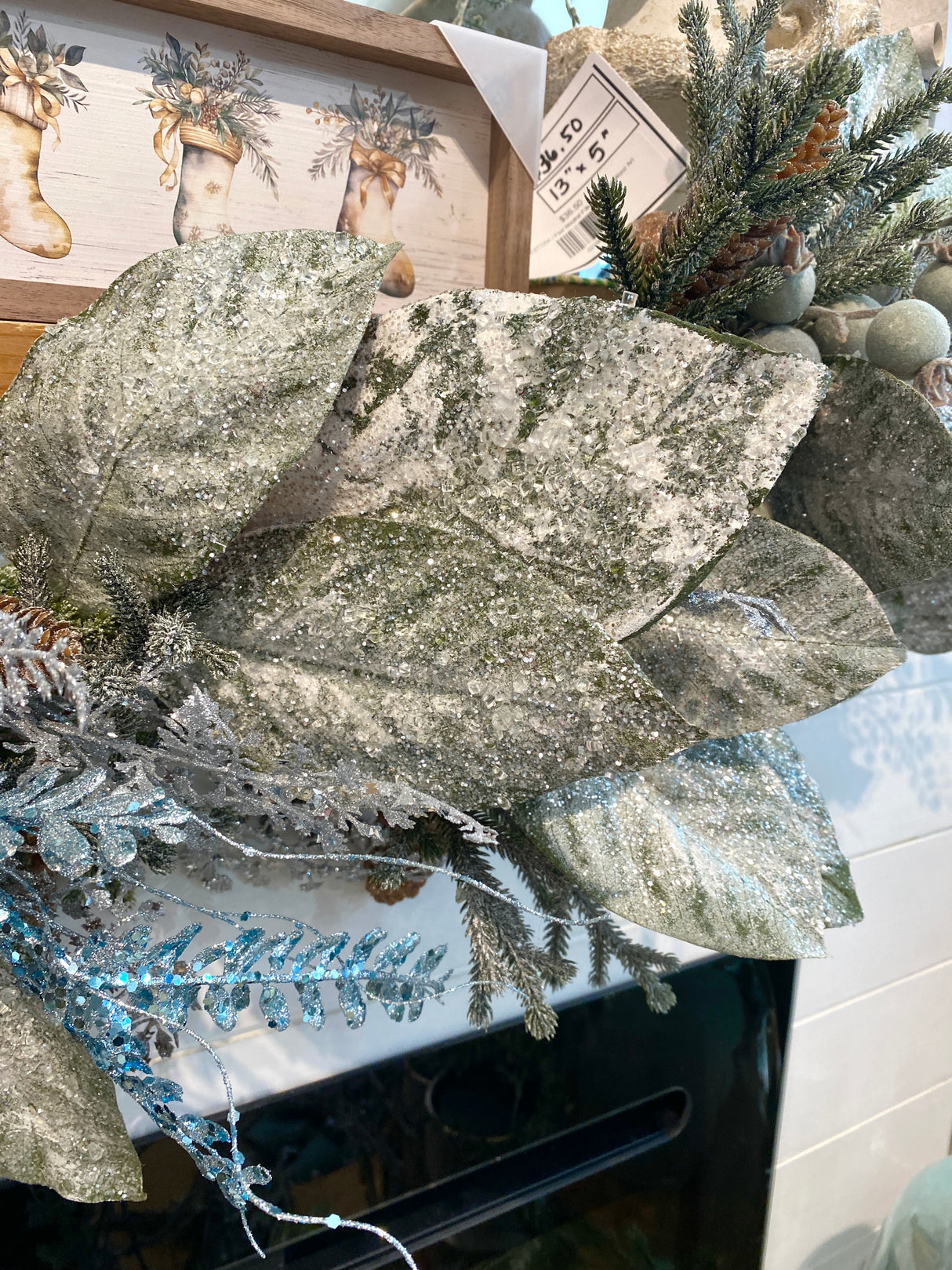 5" Serene Frost Garland