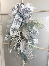 21" Silent Night Sparkle Swag