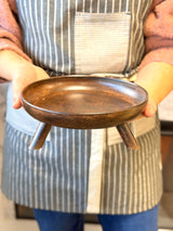 Bronze Metal Raised Candleholder