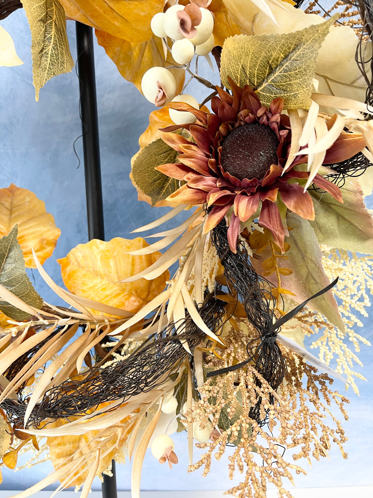 24" Autumn Sunrise Wreath Version 2
