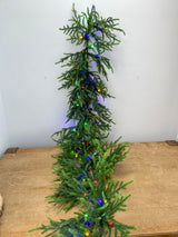 6' Green Oversized Norfolk Lighted Garland