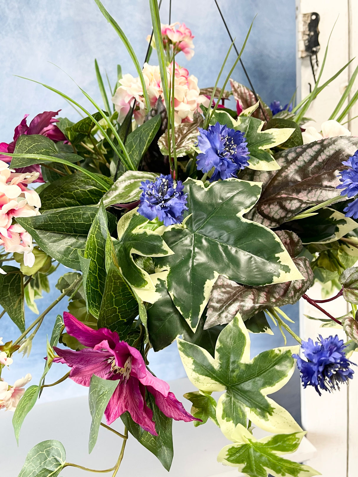 28" Home Grown Hanging Basket