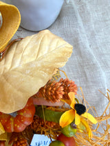 18" Golden Autumn Swag