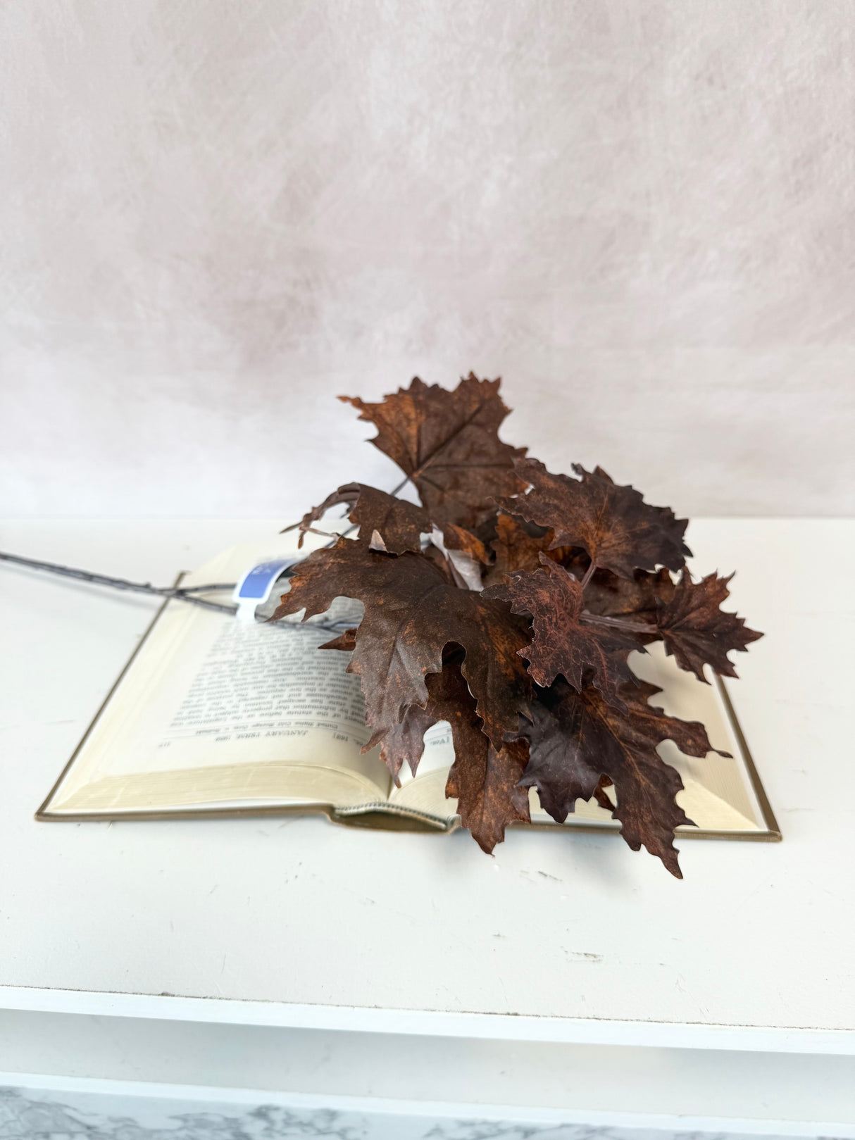 Brown Maple Leaf Spray