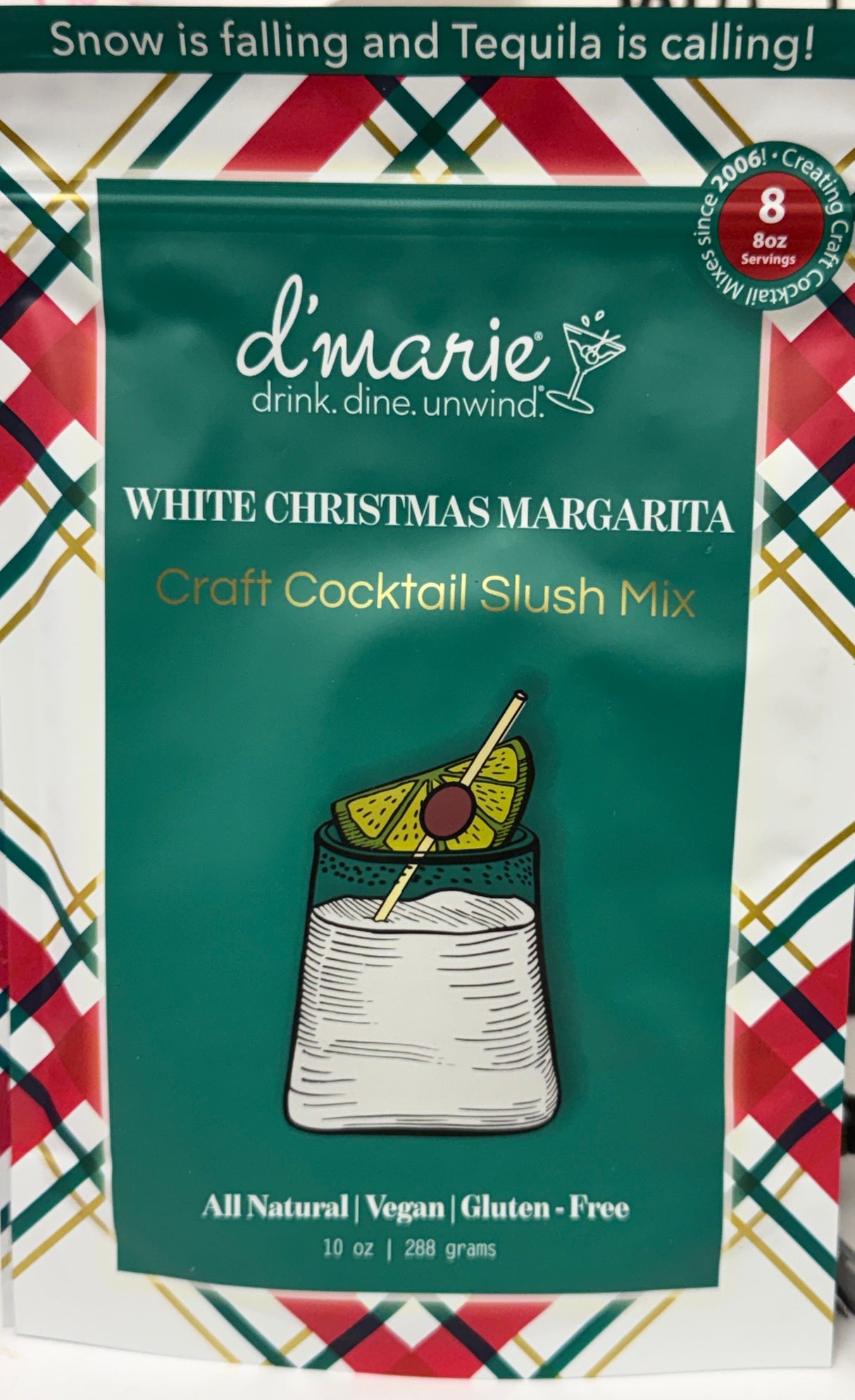 White Christmas Margarita Slush Mix