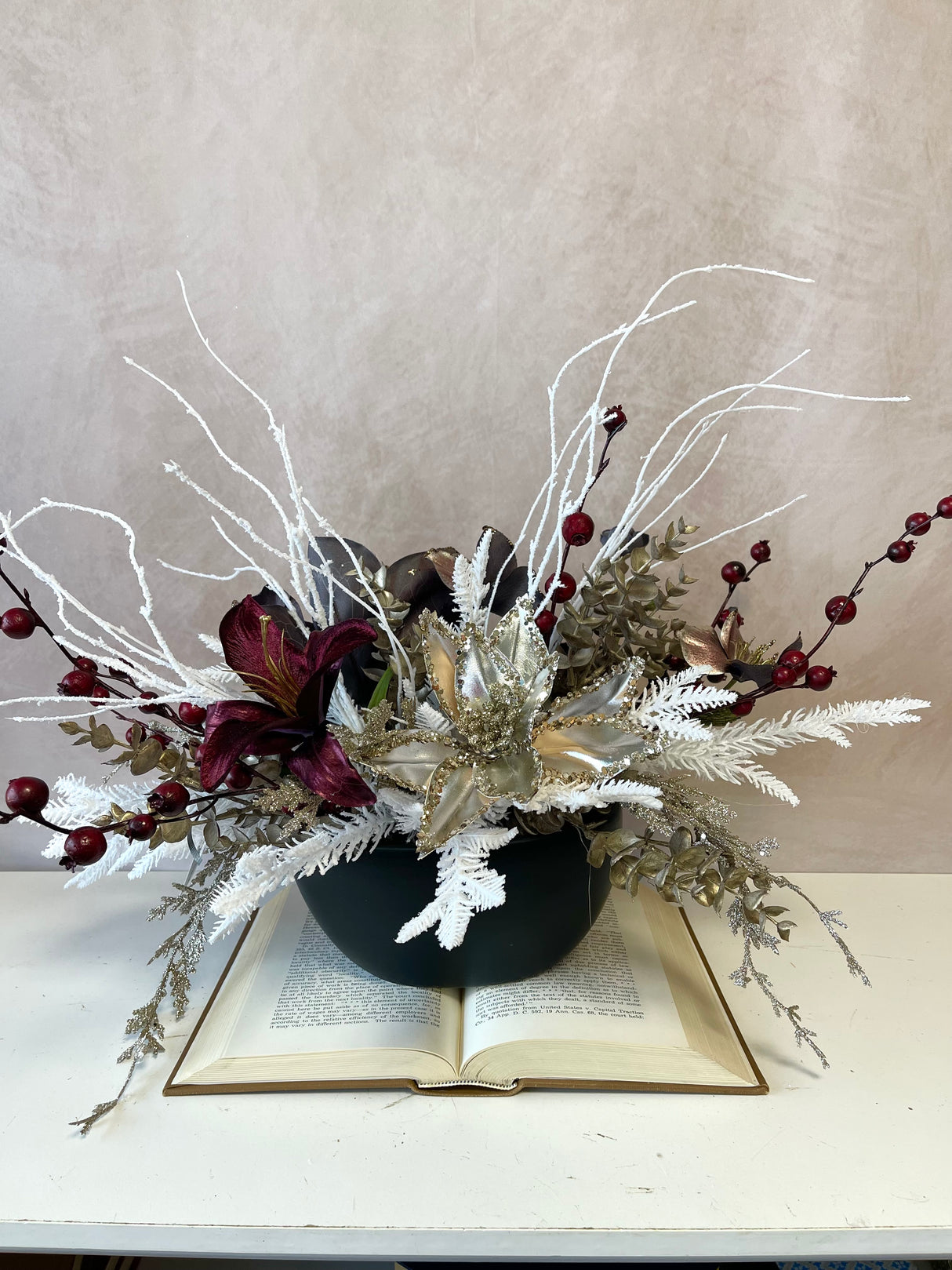 23" Fireside Bliss Centerpiece