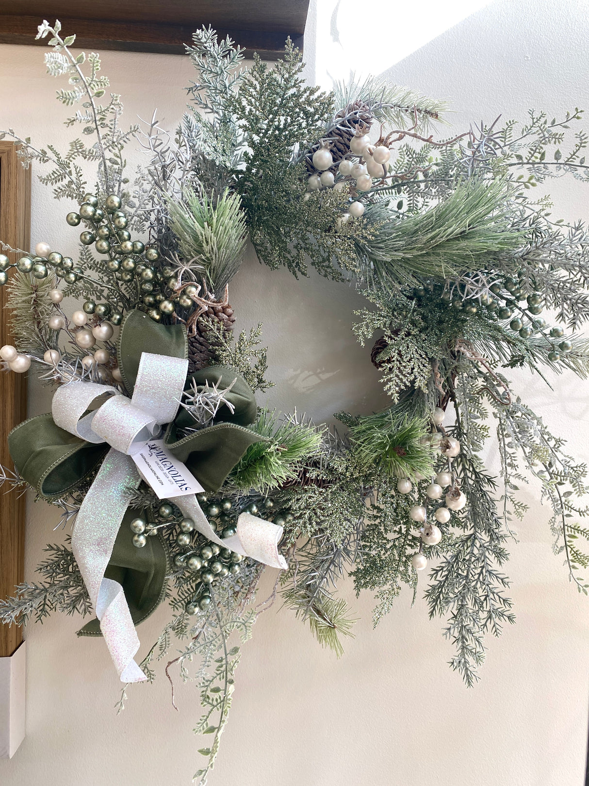 24" Celestial Winter Wreath