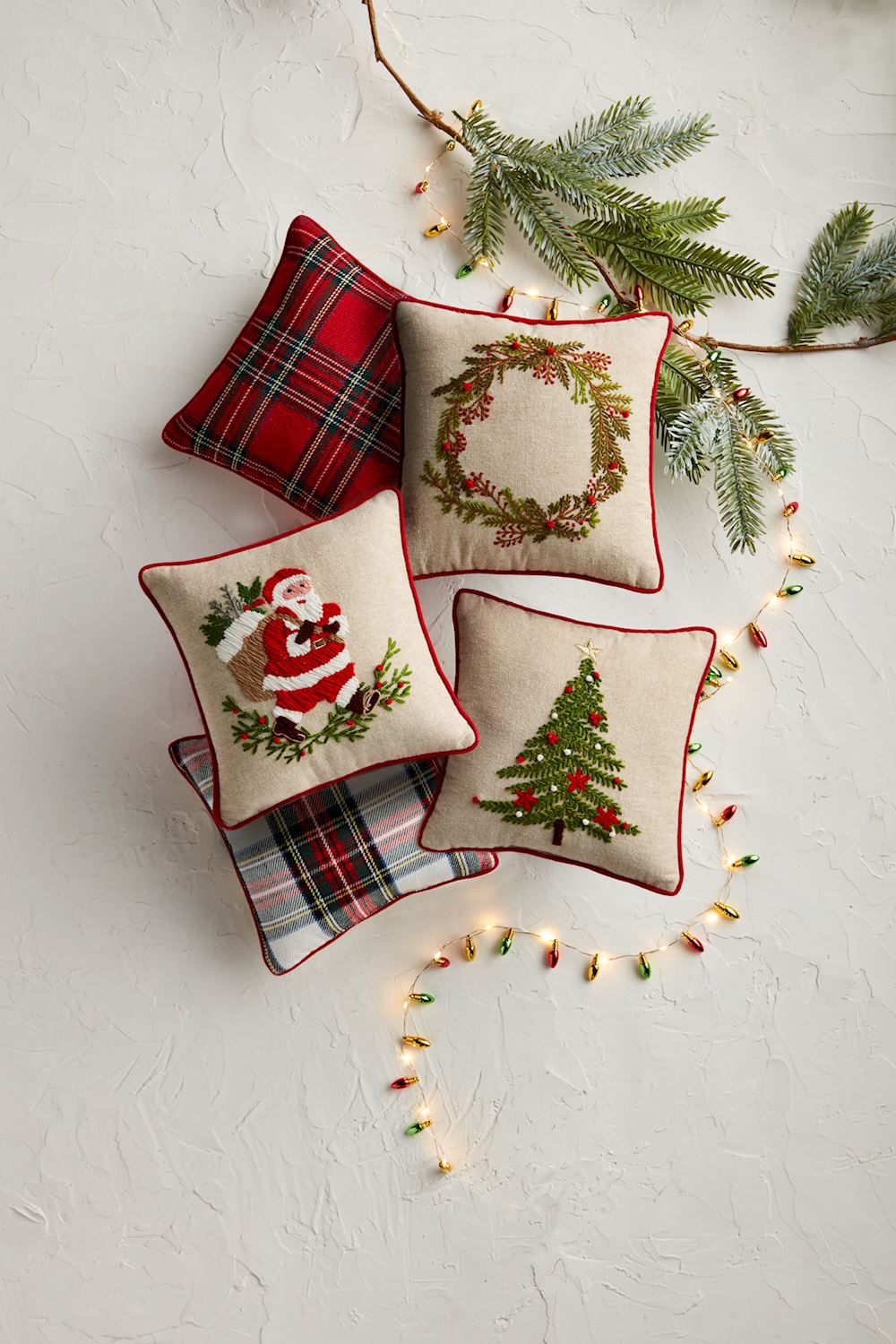 Santa Icon Mini Pillow