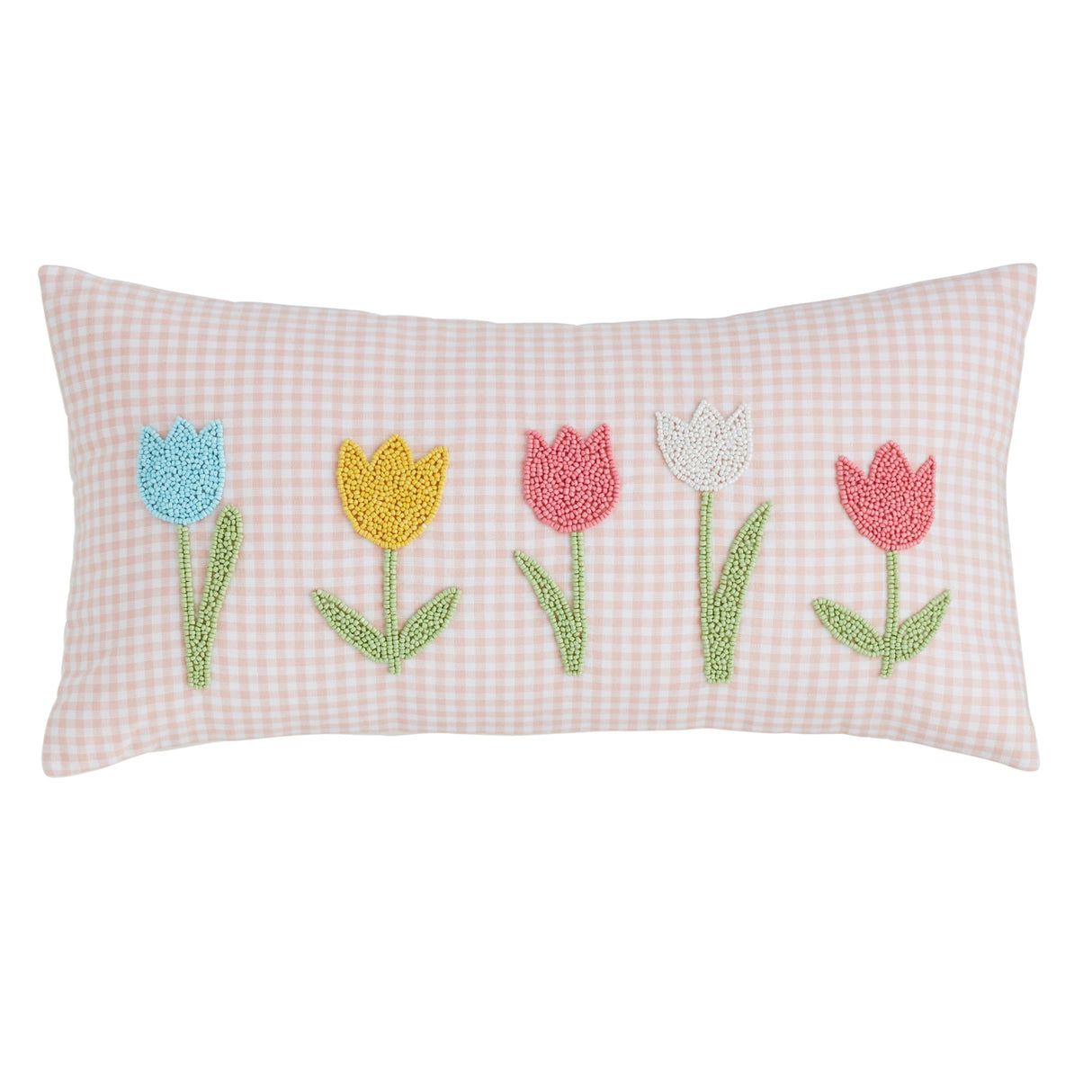 Picking Tulips Easter Pillow