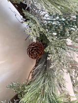 24" Celestial Winter Wreath