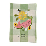 Hello Darling Fruity Floral Check Towel