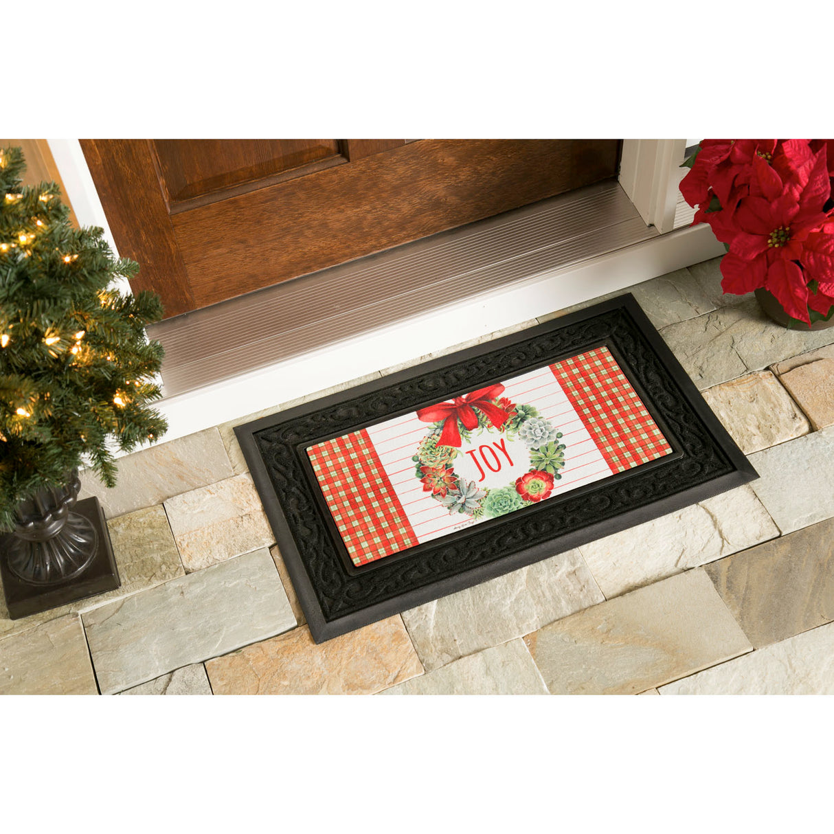 Black Scroll Sassafras Mat Tray