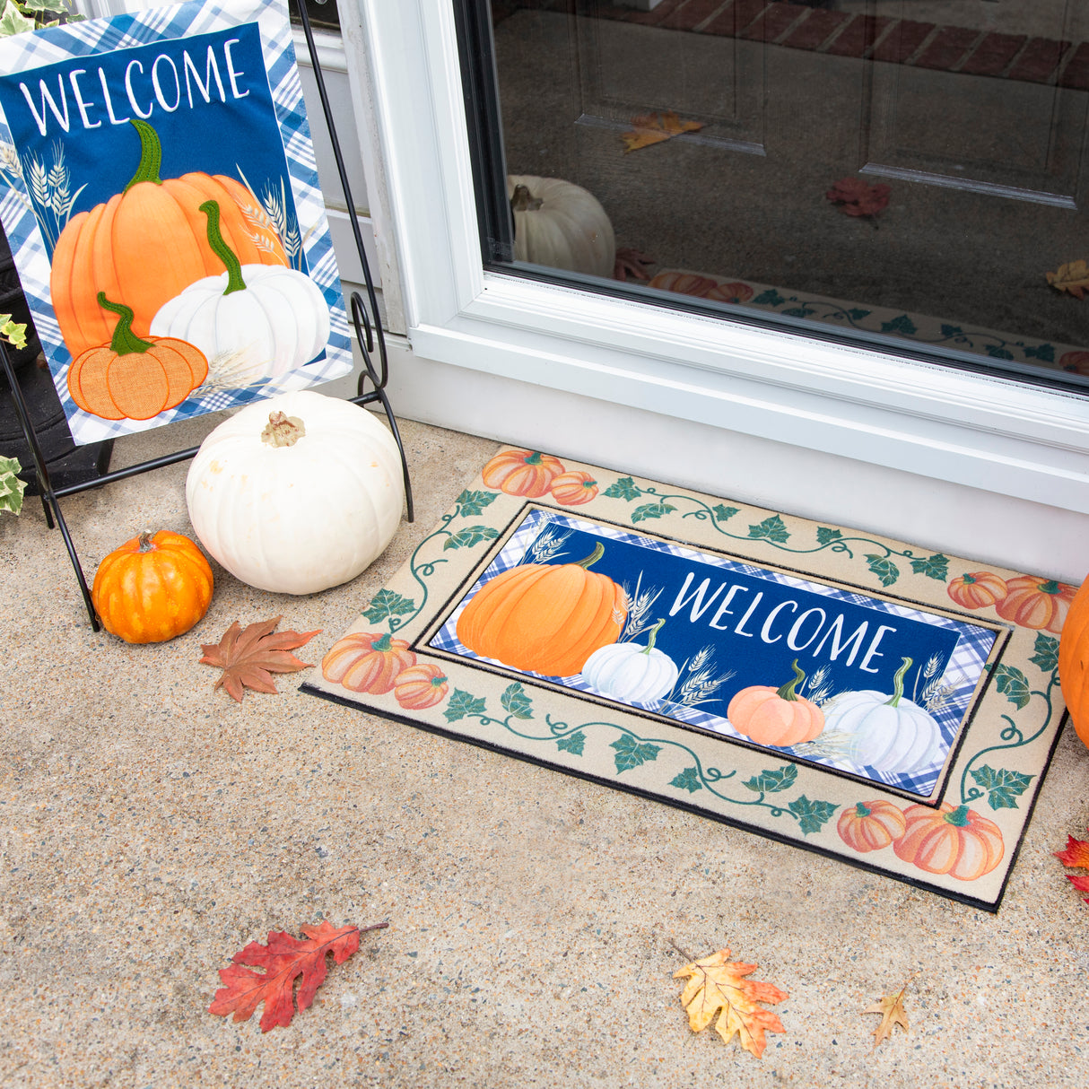 Plaid Pumpkins Sassafras Switch Mat