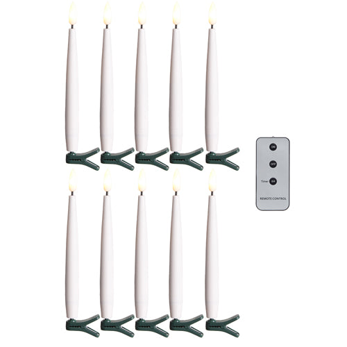 Clip-On Lighted Candles Set