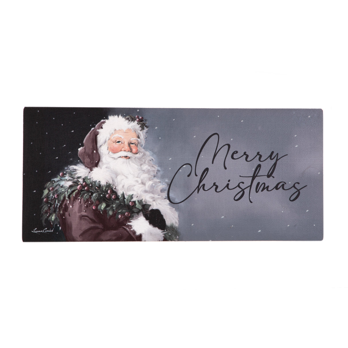 Santa in the Winter Sassafras Switch Mat