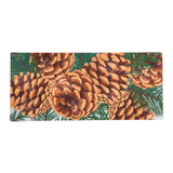 Winter Pine Cone Sassafras Switch Mat