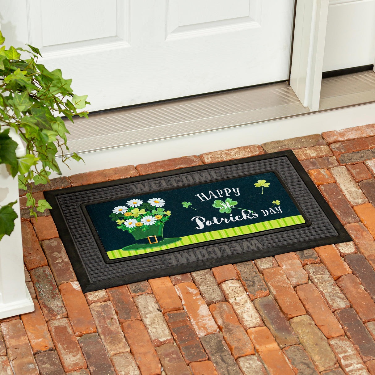 Happy St. Patrick's Day Sassafras Switch Mat