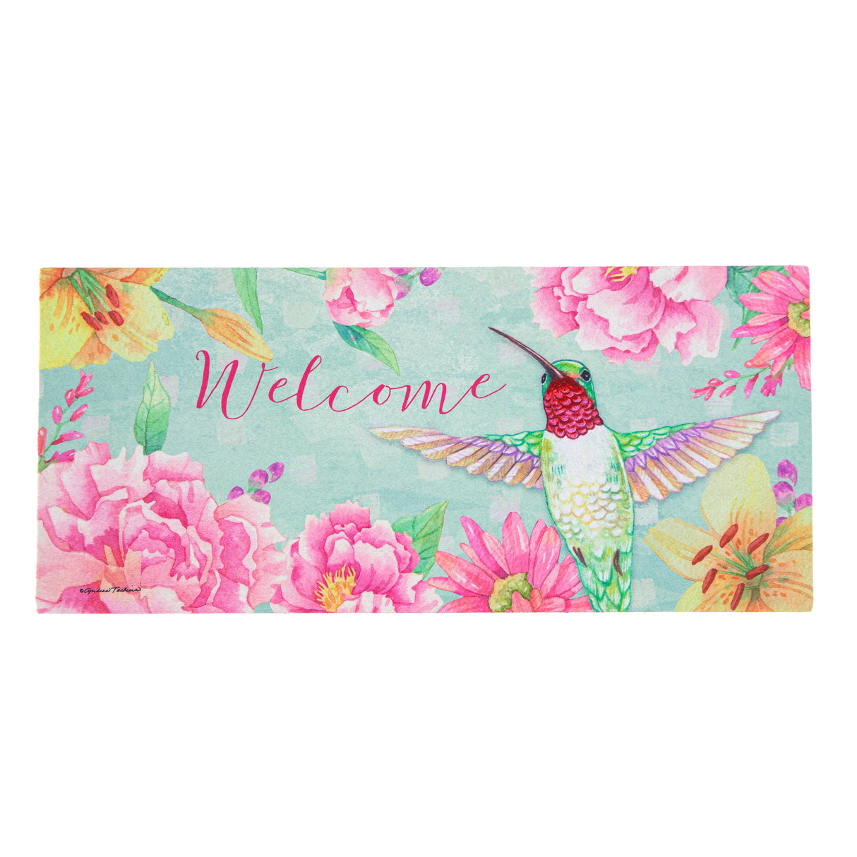 Welcome Hummingbird Sassafras Switch Mat