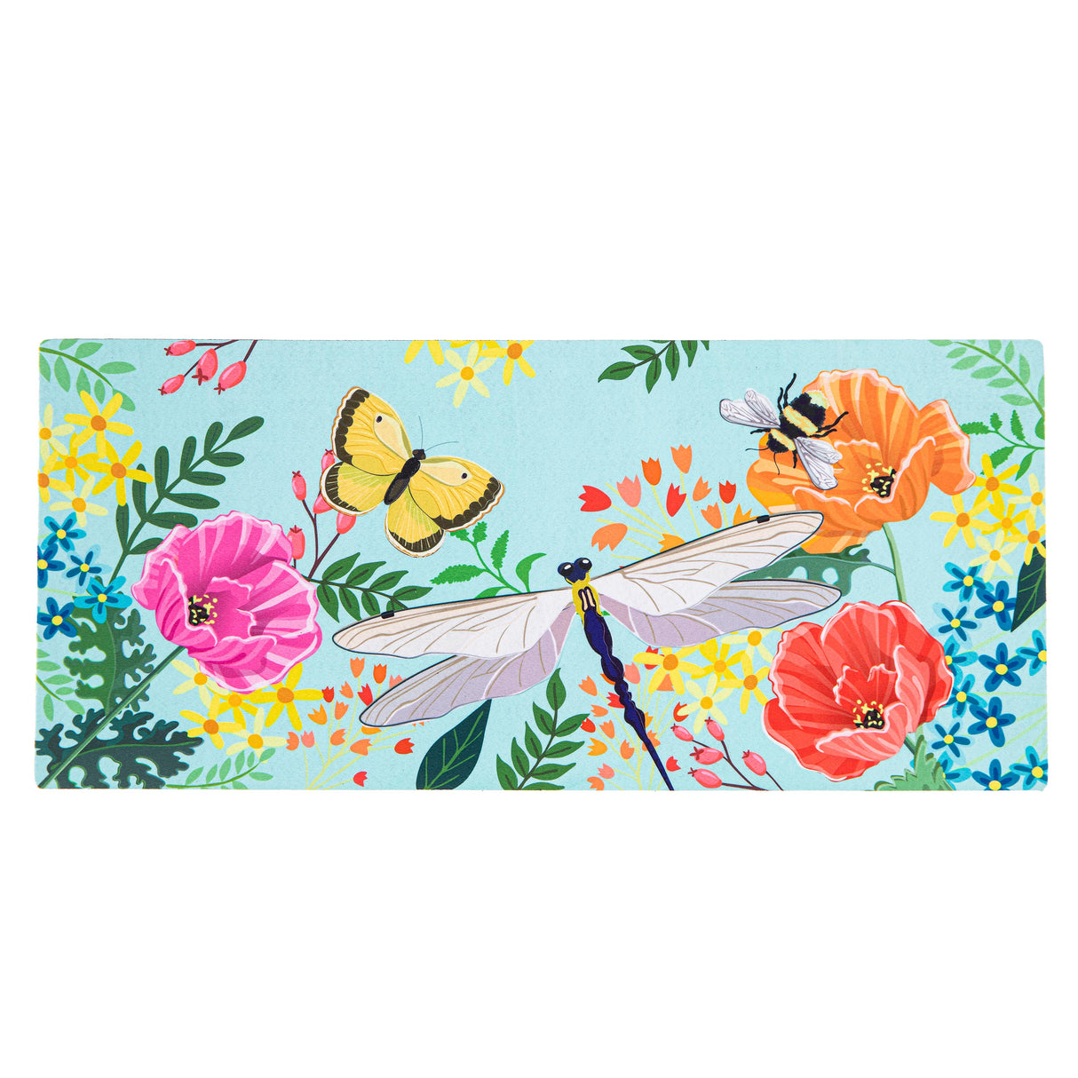 Greenhouse Garden Welcome Friends Sassafras Switch Mat