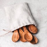 Mini Olive Wood Handmade Spice Spoon