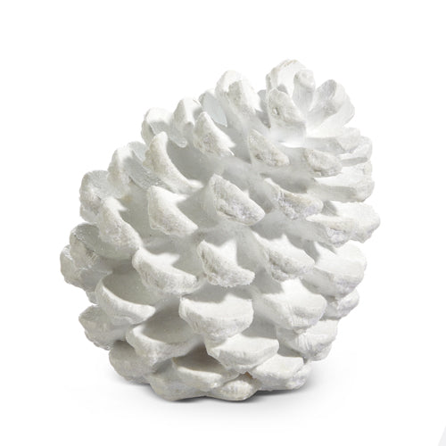 7" White Pinecone