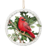 Cardinal on Branch Ornament - 2 Styles