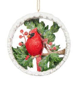 Cardinal on Branch Ornament - 2 Styles