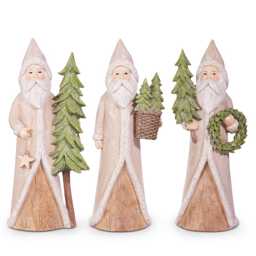 Natural Santa with Tree - 3 Styles