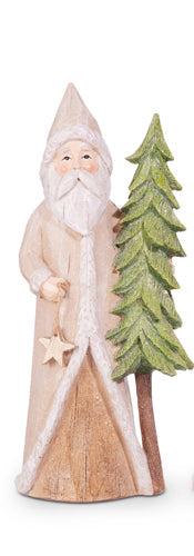 Natural Santa with Tree - 3 Styles