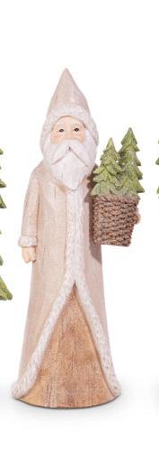 Natural Santa with Tree - 3 Styles