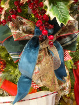 Jumbo Pinecone Cheer Bow