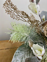 21" Winter Calmness Centerpiece